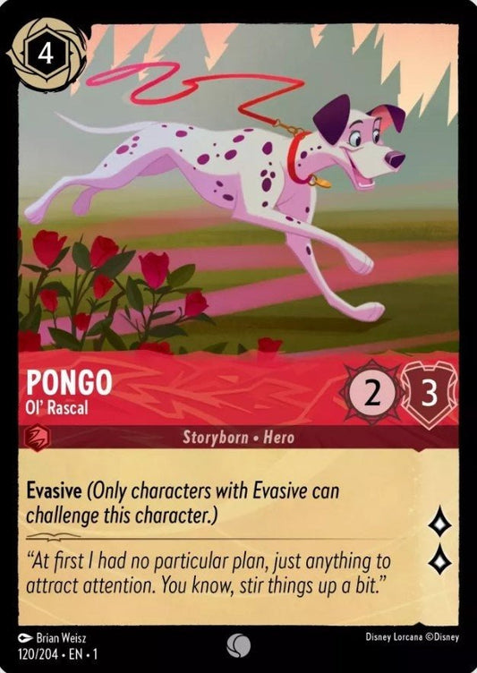 Disney Lorcana - Pongo - Ol' Rascal (120/204) (The First Chapter)