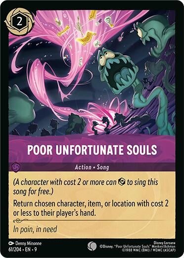 Disney Lorcana - Poor Unfortunate Souls (61/204) (Fabled)