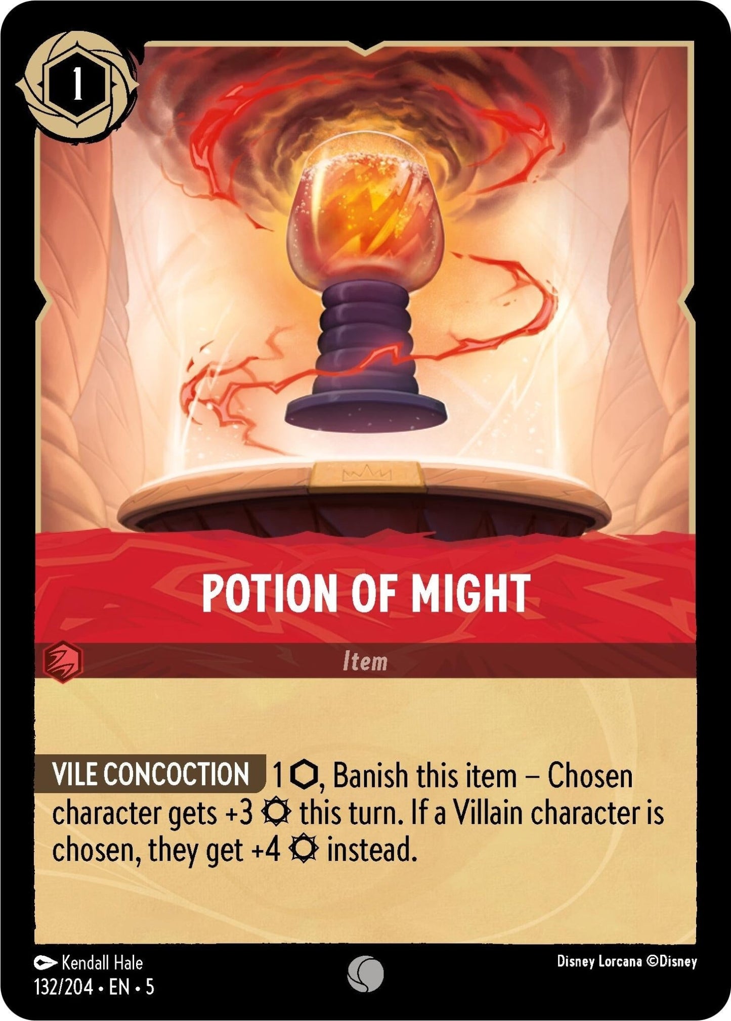 Disney Lorcana - Potion of Might (132/204) (Shimmering Skies)