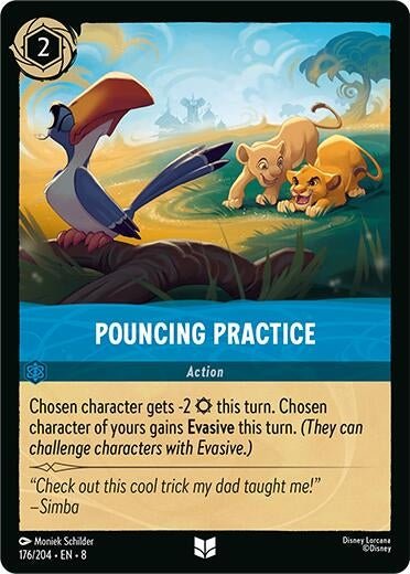 Disney Lorcana - Pouncing Practice (176/204) (Reign of Jafar)