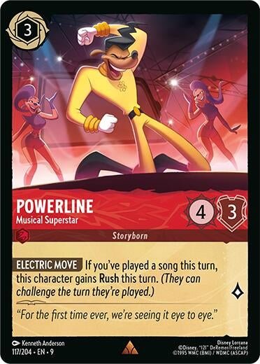 Disney Lorcana - Powerline - Musical Superstar (117/204) (Fabled)