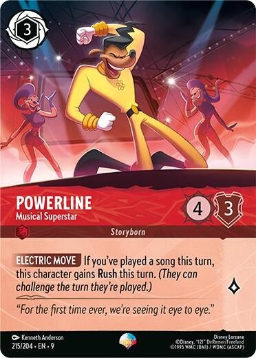 Disney Lorcana - Powerline - Musical Superstar (Epic) (215/204) (Fabled)