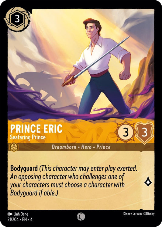 Disney Lorcana - Prince Eric - Seafaring Prince (21/204) (Ursula's Return)
