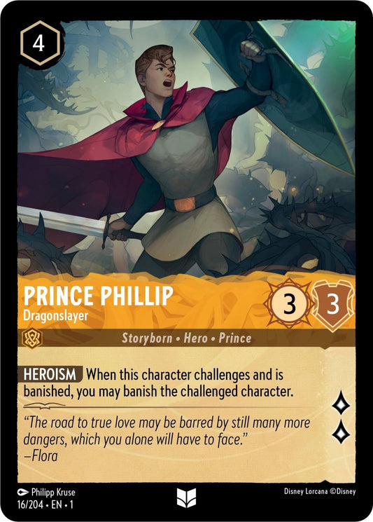 Disney Lorcana - Prince Phillip - Dragonslayer (16/204) (The First Chapter)