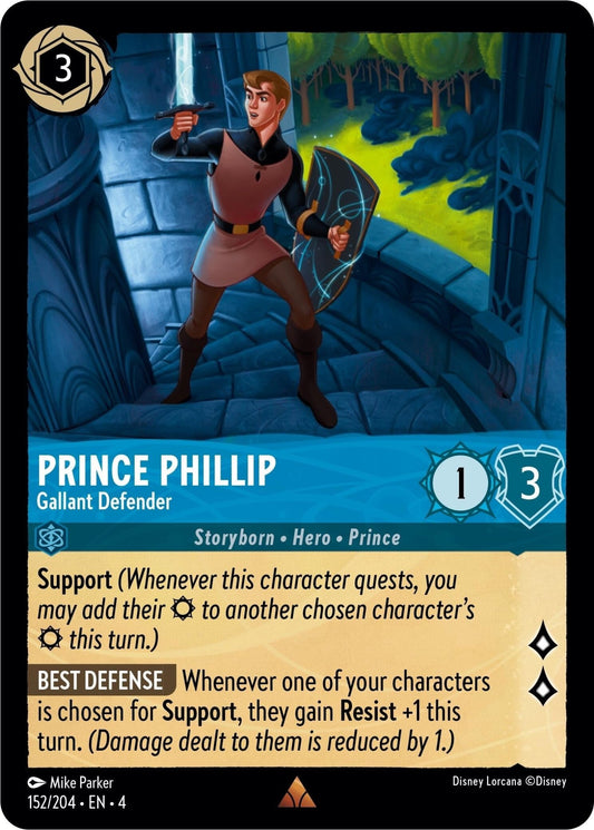 Disney Lorcana - Prince Phillip - Gallant Defender (152/204) (Ursula's Return)
