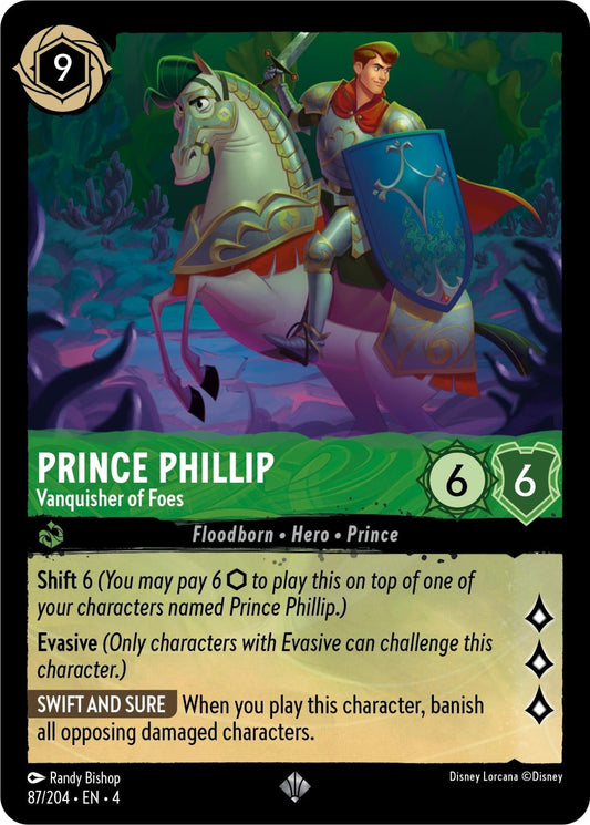 Disney Lorcana - Prince Phillip - Vanquisher of Foes (87/204) (Ursula's Return)