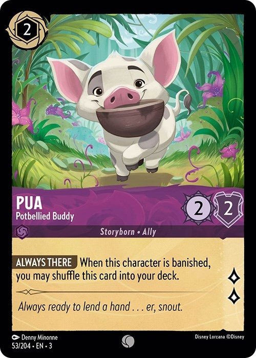 Disney Lorcana - Pua - Potbellied Buddy (53/204) (Into the Inklands)