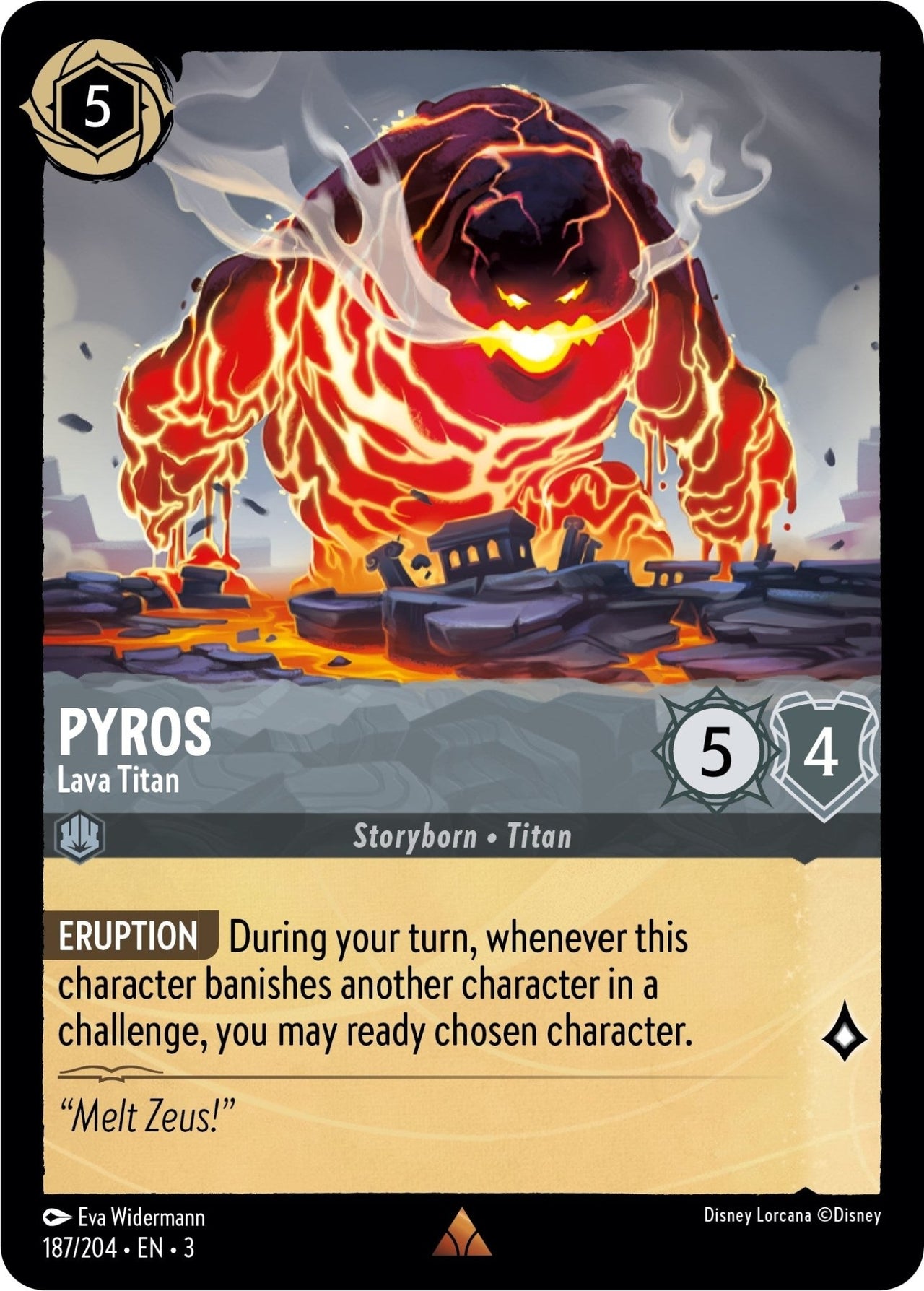 Pyros - Lava Titan (187/204) (Into the Inklands) by LAB7 Malta, Europe