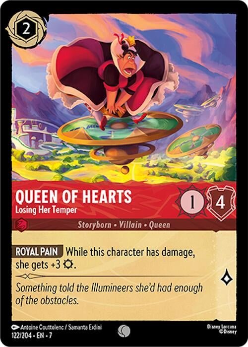 Disney Lorcana - Queen of Hearts - Losing Her Temper (122/204) (Archazia's Island)