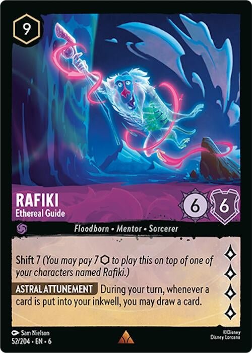 Disney Lorcana - Rafiki - Ethereal Guide (52/204) (Azurite Sea)