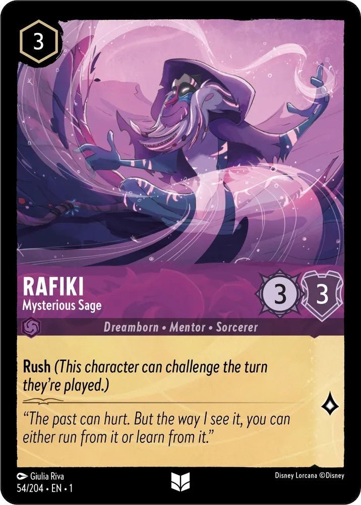 Disney Lorcana - Rafiki - Mysterious Sage (54/204) (The First Chapter)