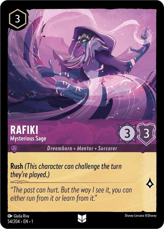 Disney Lorcana - Rafiki - Mysterious Sage (54/204) (The First Chapter)