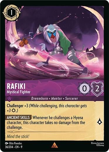 Disney Lorcana - Rafiki - Mystical Fighter (36/204) (Fabled)