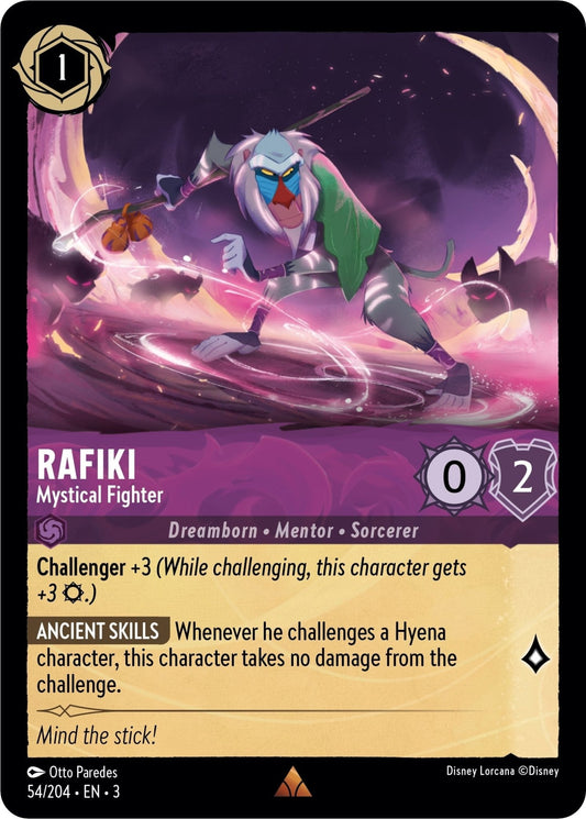Disney Lorcana - Rafiki - Mystical Fighter (54/204) (Into the Inklands)