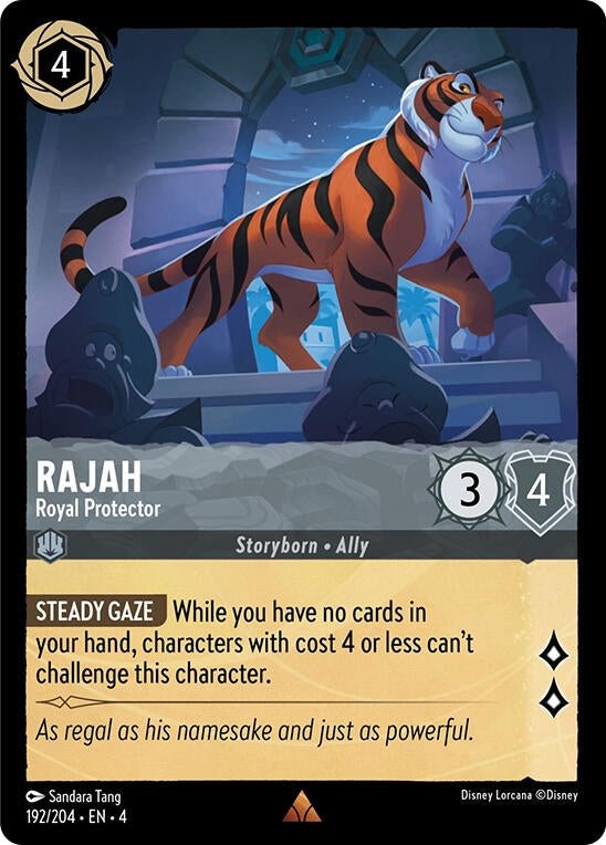 Disney Lorcana - Rajah - Royal Protector (192/204) (Ursula's Return)