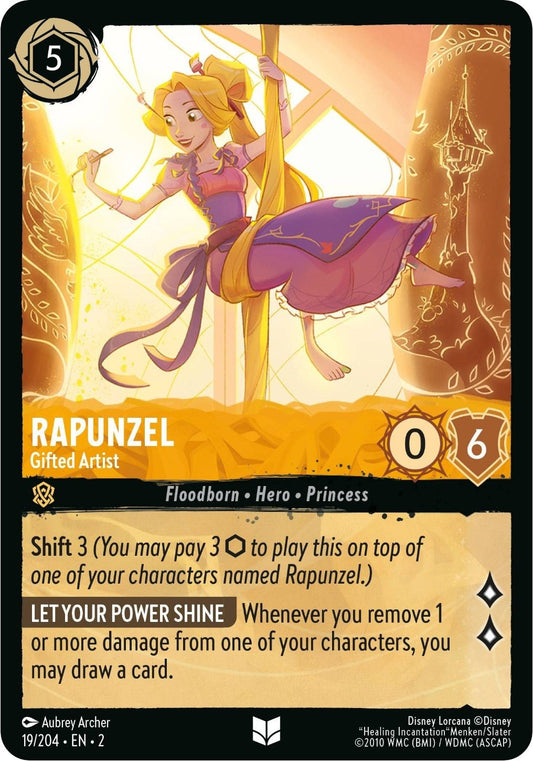 Disney Lorcana - Rapunzel - Gifted Artist (19/204) (Rise of the Floodborn)
