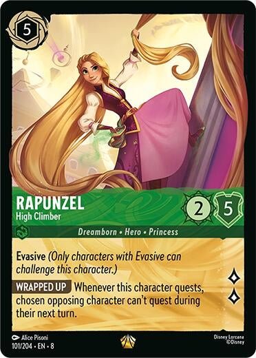 Disney Lorcana - Rapunzel - High Climber (101/204) (Reign of Jafar)