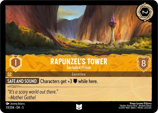 Disney Lorcana - Rapunzel's Tower - Secluded Prison (33/204) (Shimmering Skies)