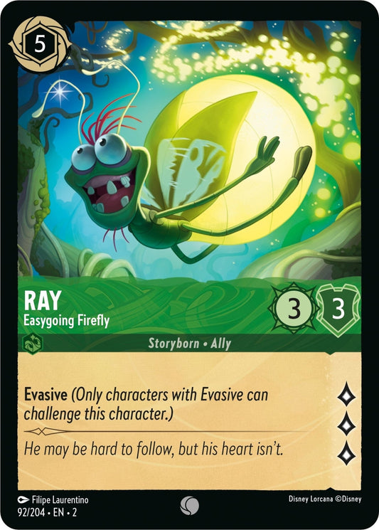 Disney Lorcana - Ray - Easygoing Firefly (92/204) (Rise of the Floodborn)