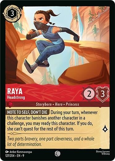 Disney Lorcana - Raya - Headstrong (127/204) (Fabled)