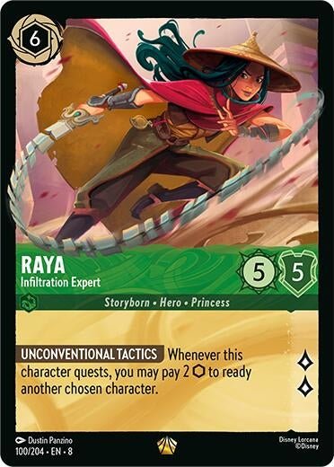 Raya - Infiltration Expert (100/204) (Reign of Jafar) by LAB7 Malta, Europe