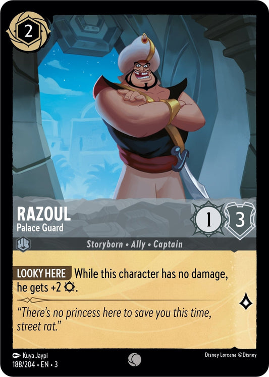 Disney Lorcana - Razoul - Palace Guard (188/204) (Into the Inklands)