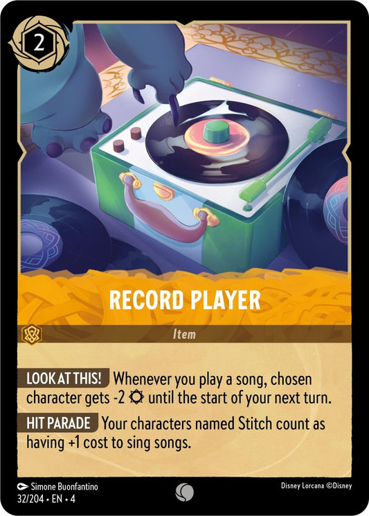 Disney Lorcana - Record Player (32/204) (Ursula's Return)