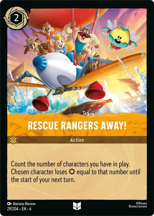 Disney Lorcana - Rescue Rangers Away! (29/204) (Azurite Sea)