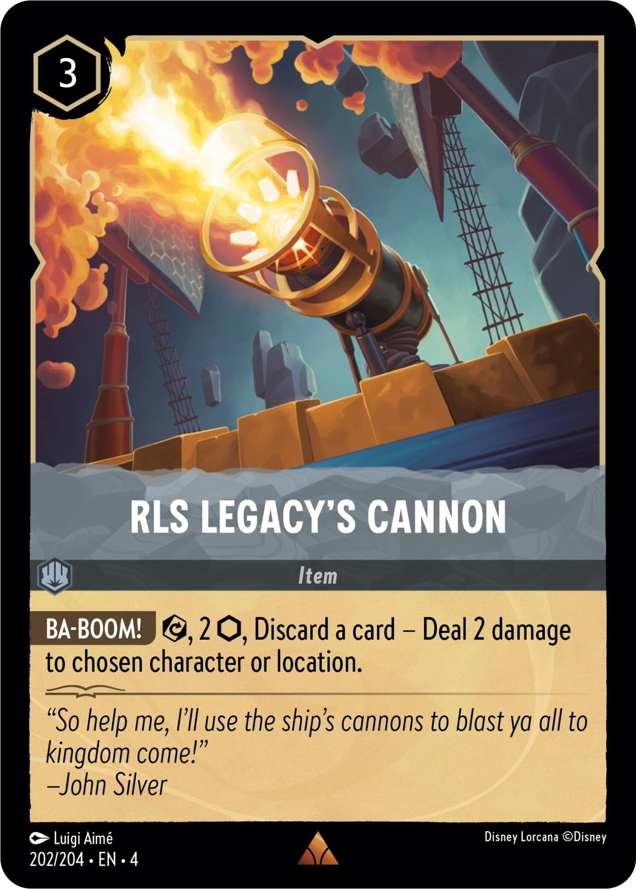 RLS Legacy's Cannon (202/204) (Ursula's Return) by LAB7 Malta, Europe