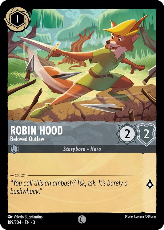 Disney Lorcana - Robin Hood - Beloved Outlaw (189/204) (Into the Inklands)
