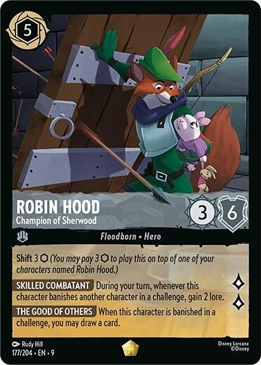 Disney Lorcana - Robin Hood - Champion of Sherwood (177/204) (Fabled)