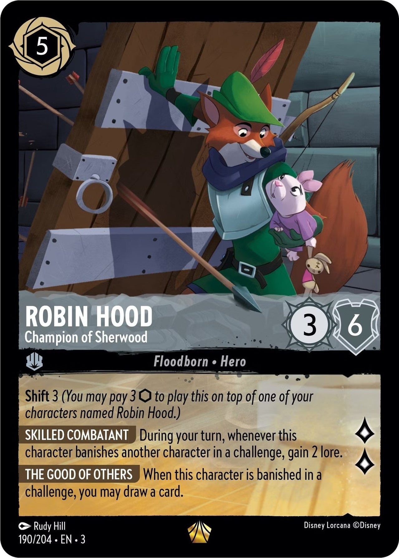 Robin Hood - Champion of Sherwood (190/204) (Into the Inklands) by LAB7 Malta, Europe