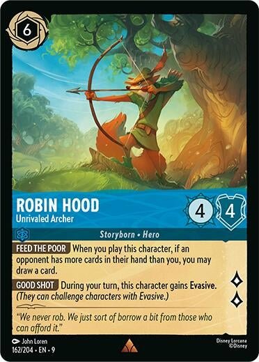 Disney Lorcana - Robin Hood - Unrivaled Archer (162/204) (Fabled)