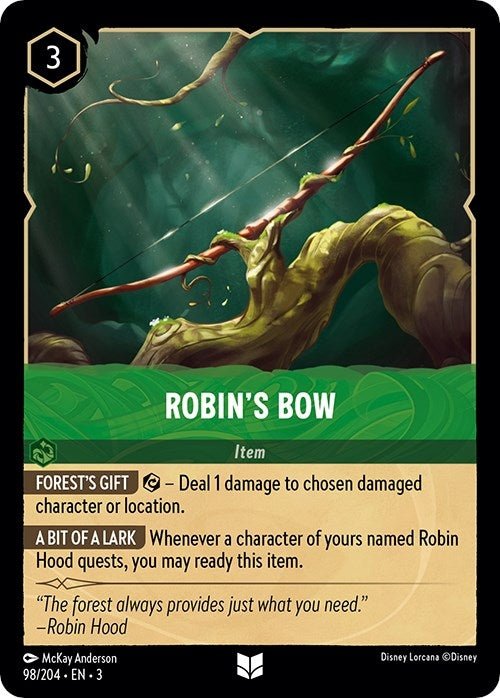 Disney Lorcana - Robin's Bow (98/204) (Into the Inklands)