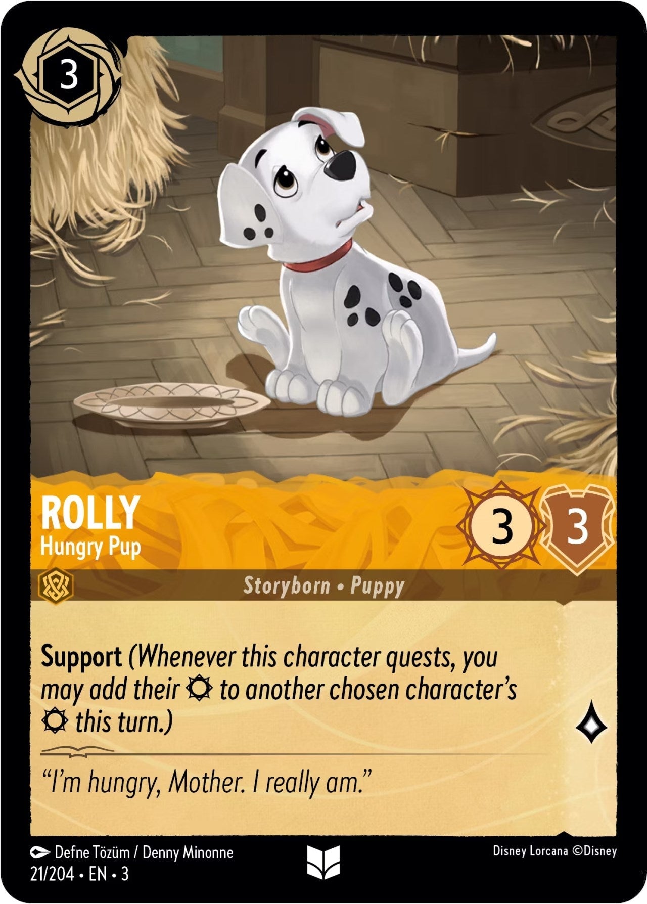 Rolly - Hungry Pup (21/204) (Into the Inklands) by LAB7 Malta, Europe
