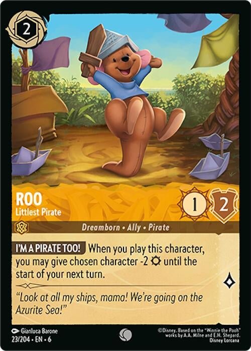 Disney Lorcana - Roo - Littlest Pirate (23/204) (Azurite Sea)