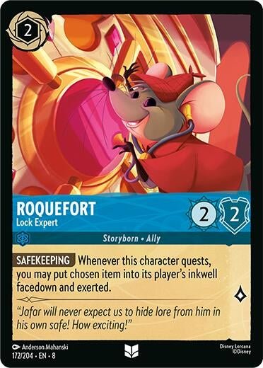Disney Lorcana - Roquefort - Lock Expert (172/204) (Reign of Jafar)