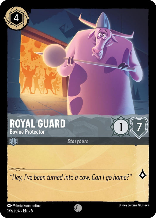 Disney Lorcana - Royal Guard - Bovine Protector (175/204) (Shimmering Skies)