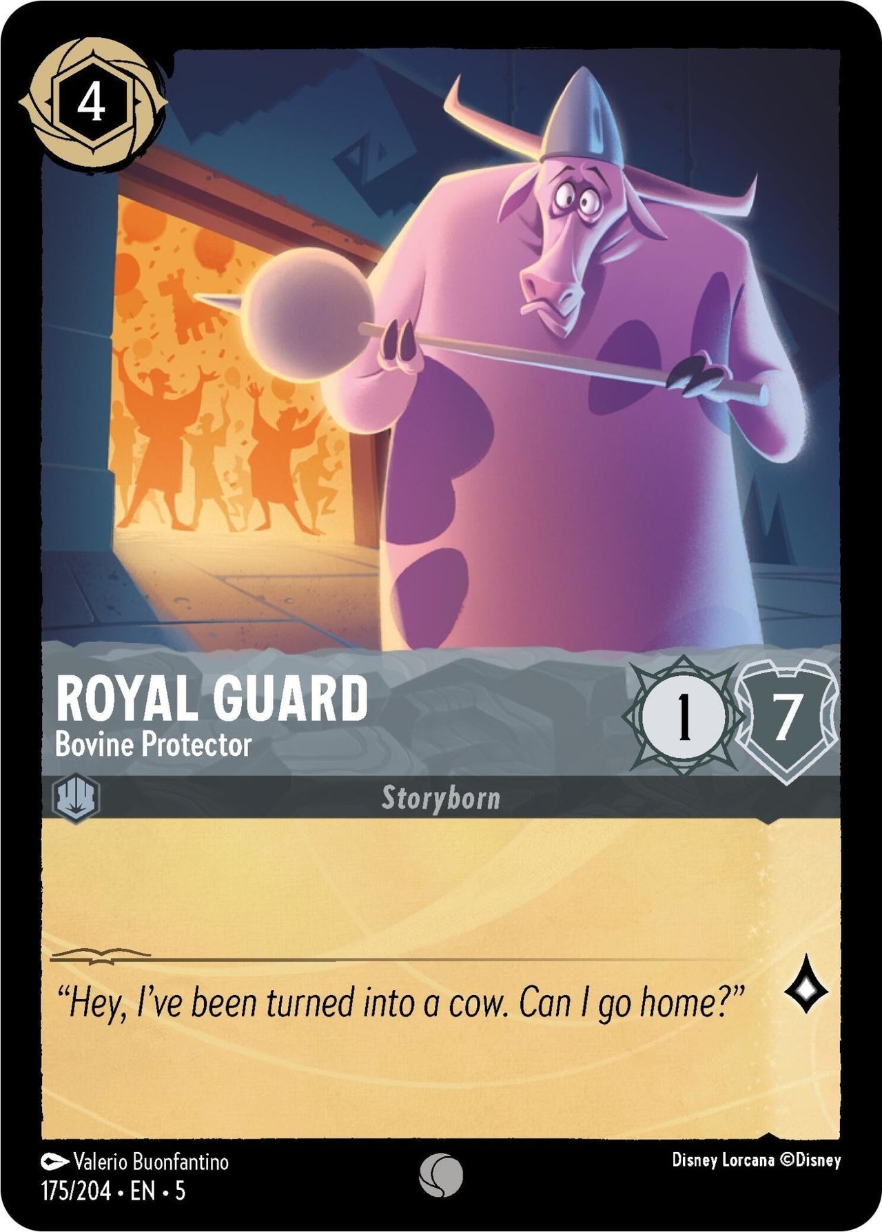 Royal Guard - Bovine Protector (175/204) (Shimmering Skies) by LAB7 Malta, Europe