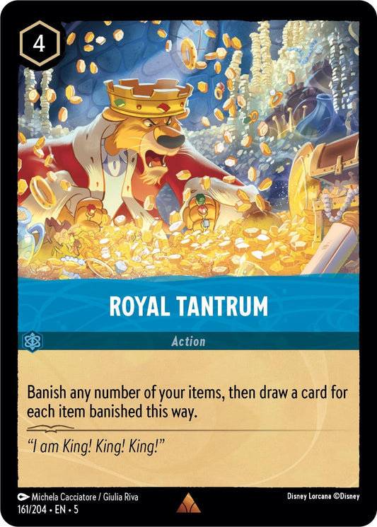 Disney Lorcana - Royal Tantrum (161/204) (Shimmering Skies)
