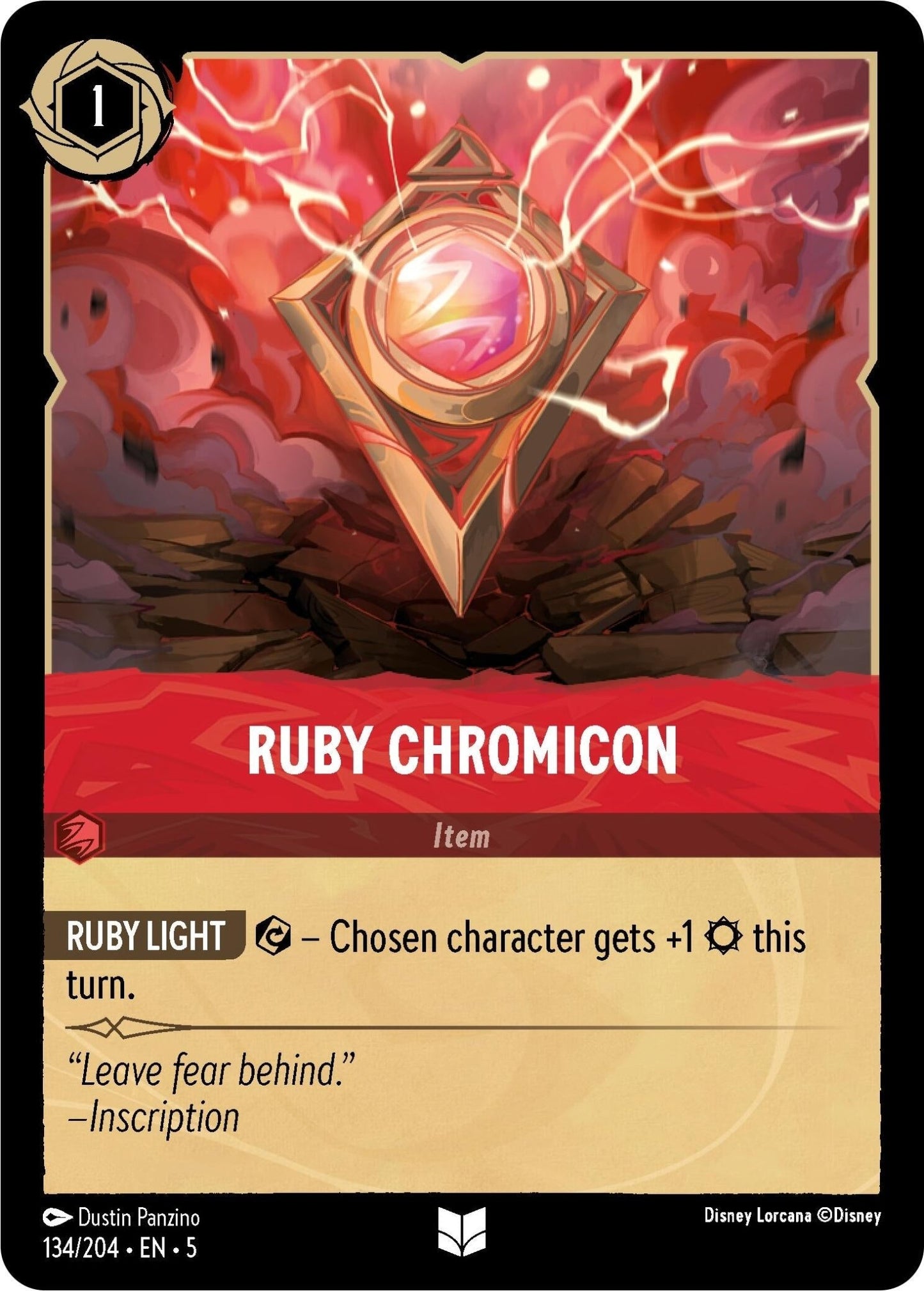 Disney Lorcana - Ruby Chromicon (134/204) (Shimmering Skies)