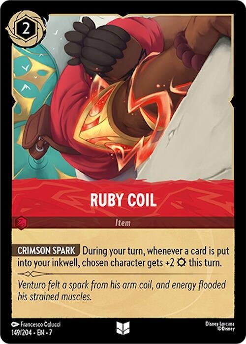 Disney Lorcana - Ruby Coil (149/204) (Archazia's Island)