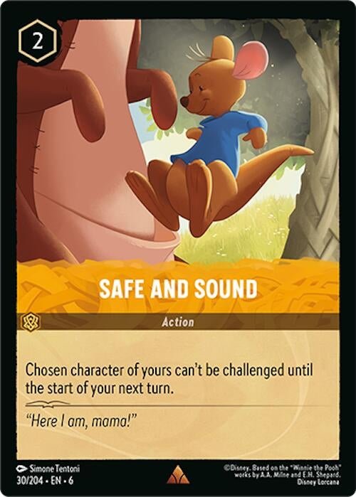 Disney Lorcana - Safe and Sound (30/204) (Azurite Sea)