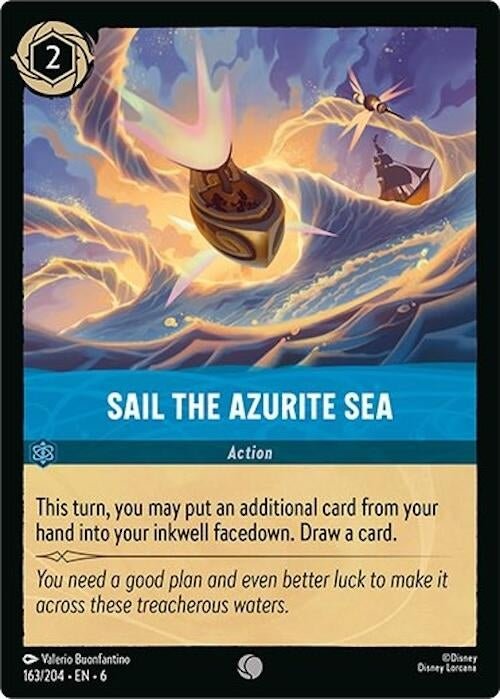 Disney Lorcana - Sail the Azurite Sea (163/204) (Azurite Sea)
