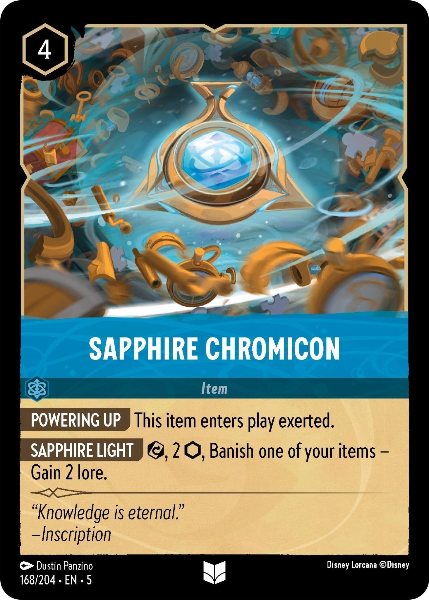 Disney Lorcana - Sapphire Chromicon (168/204) (Shimmering Skies)