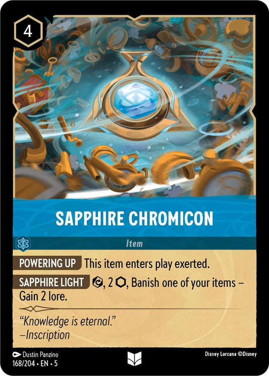 Disney Lorcana - Sapphire Chromicon (168/204) (Shimmering Skies)