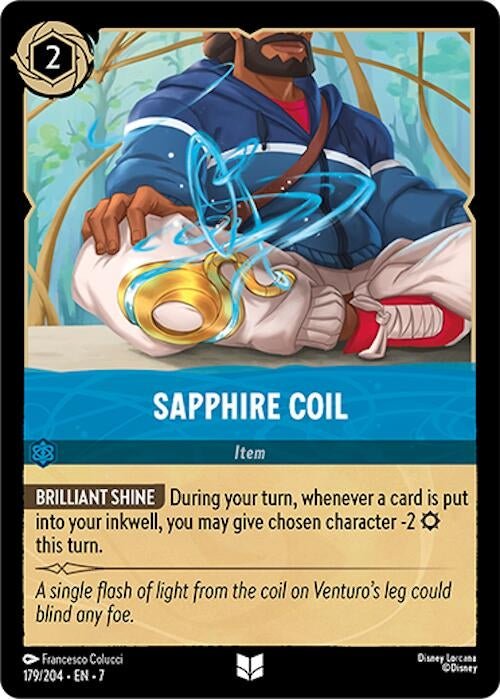 Disney Lorcana - Sapphire Coil (179/204) (Archazia's Island)