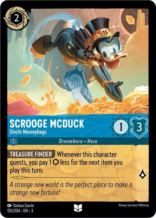 Disney Lorcana - Scrooge McDuck - Uncle Moneybags (155/204) (Into the Inklands)