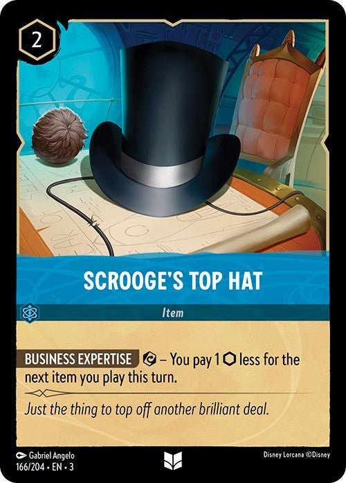Disney Lorcana - Scrooge's Top Hat (166/204) (Into the Inklands)