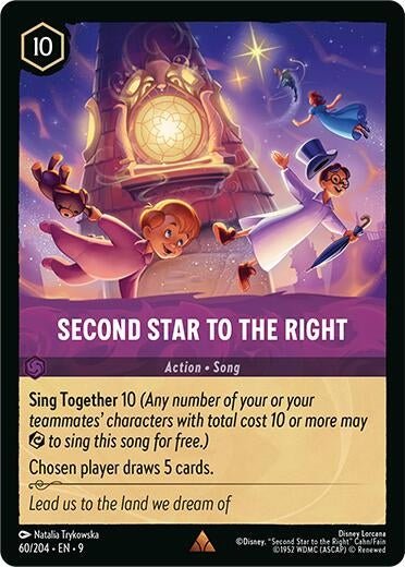 Disney Lorcana - Second Star to the Right (60/204) (Fabled)